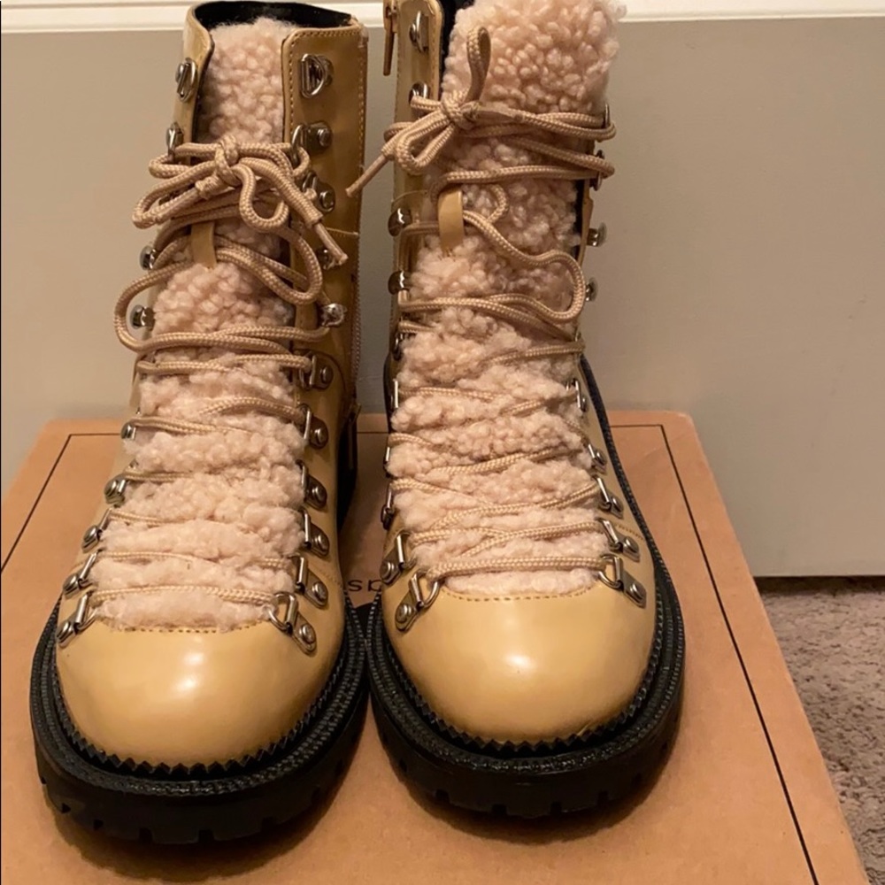 ASOS shearling boot